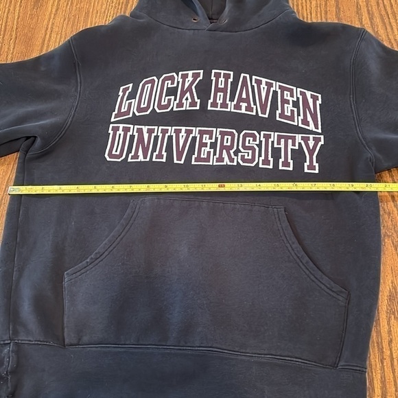 Lock Haven University Hooded Sweatshirt M - Picture 6 of 9